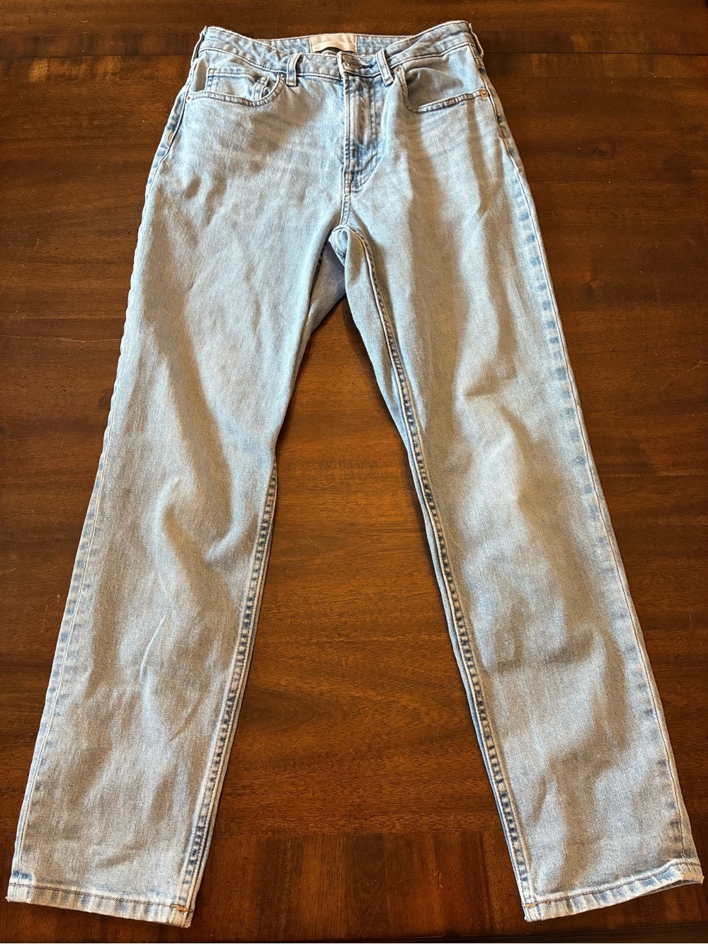 Everlane Jeans The Curvy Cheeky Jean 27 Regular Light Wash Straight Denim